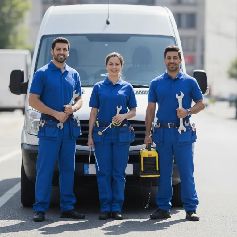 Industriewäscherei Team in Kreuzberg